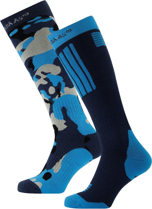 Poederbaas Wintersportsokken Unisex - Maat 35-38 - 2 paar skikousen